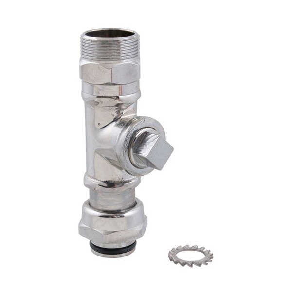 Tee, Swivel , Ez Install, Chrome